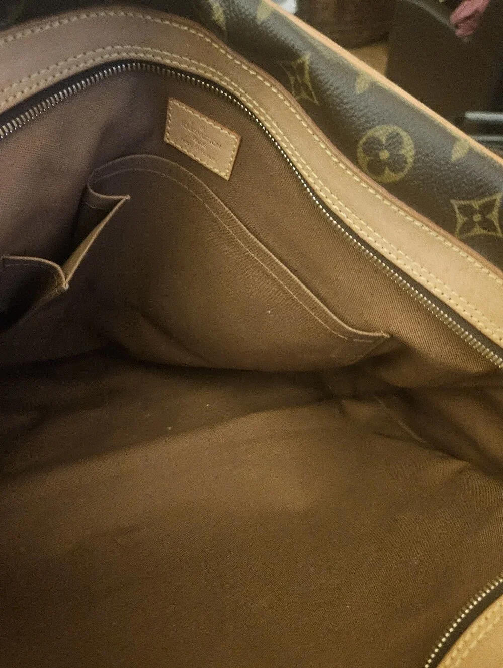 Louis Vuitton Brown Monogram Travel Shoulder Bag
